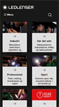 Mobile Screenshot of ledlenser.dk